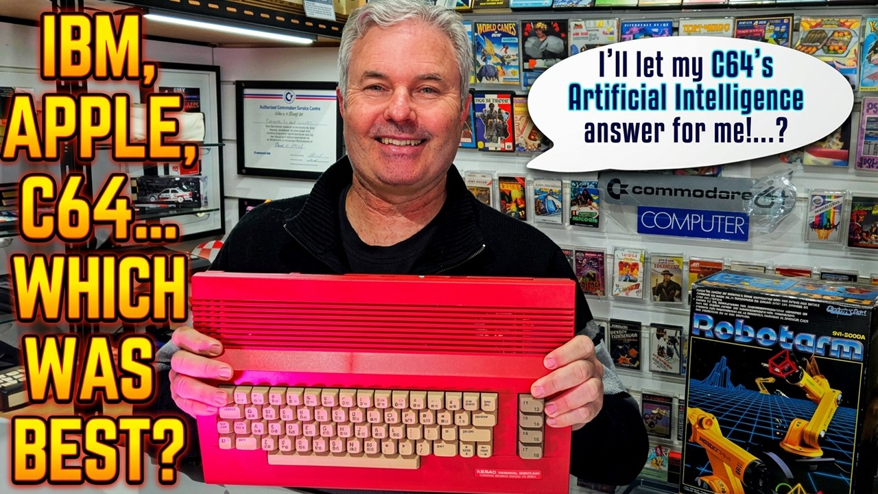 1982 AI on a Commodore 64 Decides: IBM, Apple, or C64? (7 Lines of BASIC – MIND BLOWN!)