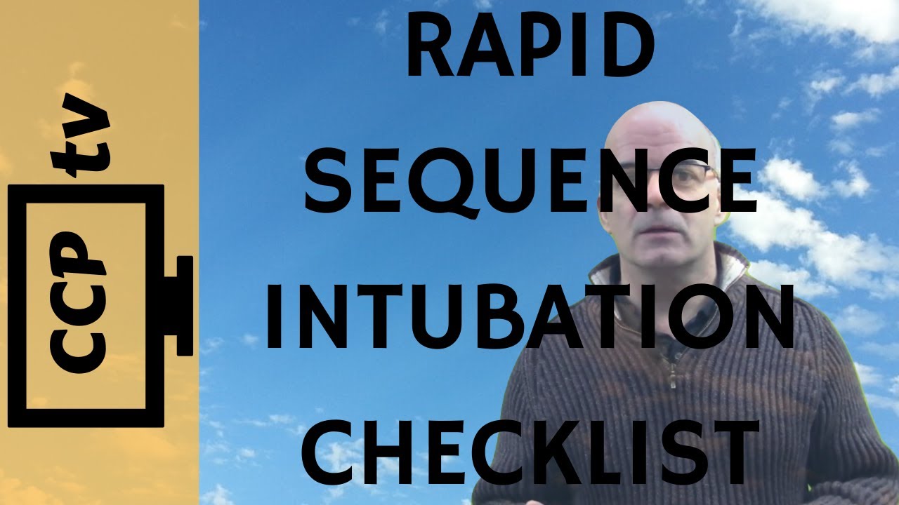 Rapid Sequence Intubation- Checklist
