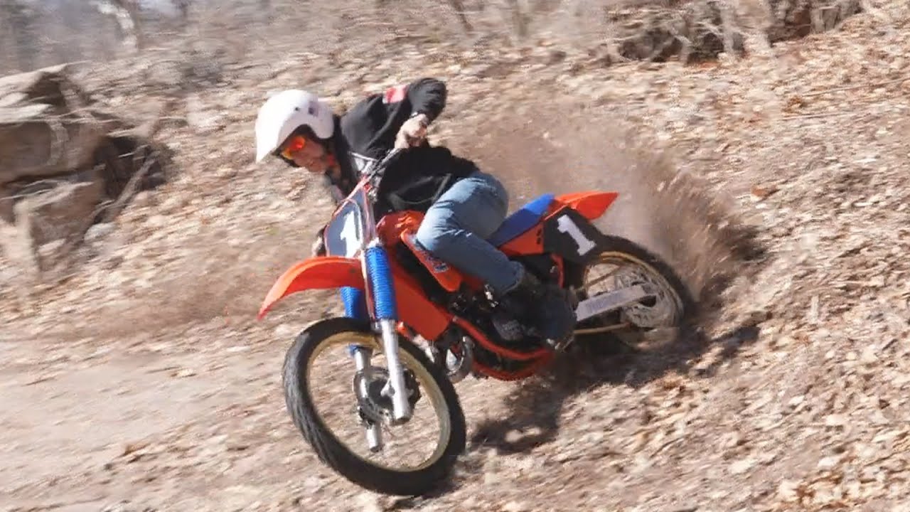 SR IS BACK!!! '87 CR125 WIDE OPEN