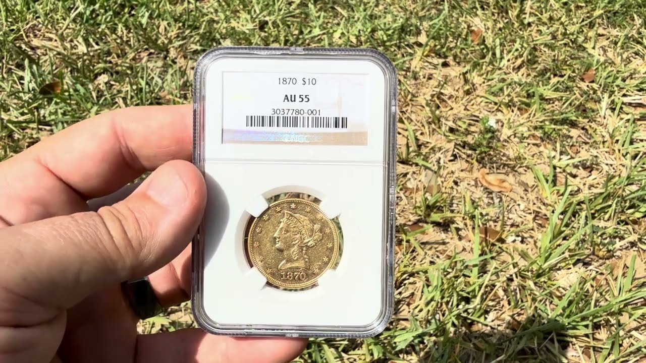 1870 Gold Eagle NGC AU55 $10 Liberty Head Featured Video