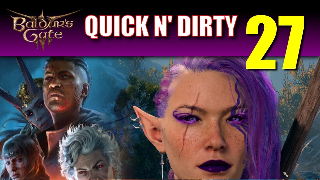 Прохождение Baldur's Gate 3, часть 27: Простая битва со зрителем! (Подземелье, уровень персонажа 4)