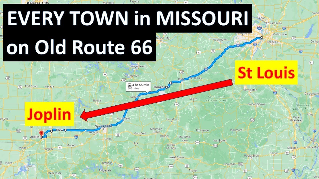 MISSOURI ROUTE 66 Every town along Route 66 from St Louis to Joplin, and lots of old relics, too