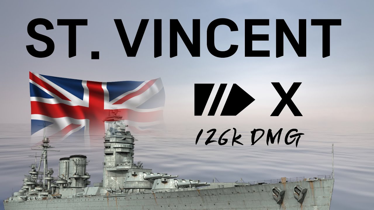 [WOWS Blitz] British Battleship St. Vincent