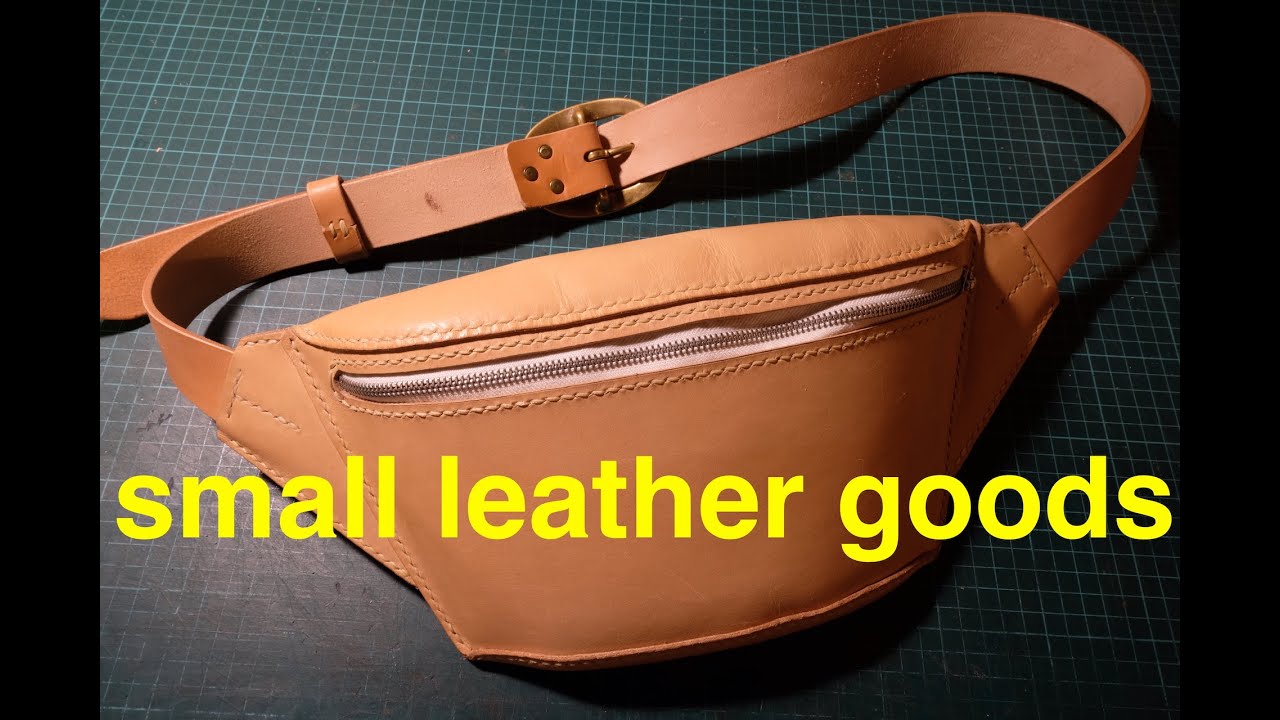 making a leather chest bag waist bag Leathercraft