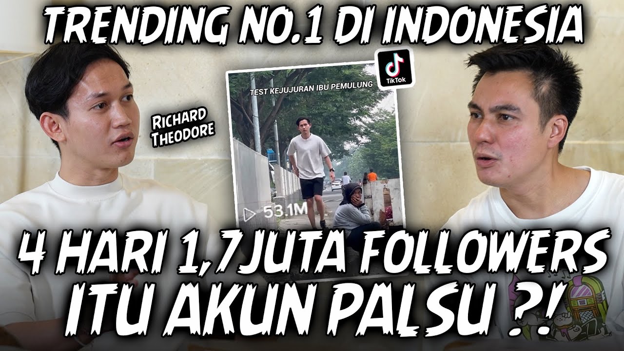 BAIM BONGKAR CARA RICHARD BISA DAPATKAN VIEWERS DAN FOLLOWERS GEDE DALAM WAKTU SEKEJAB..