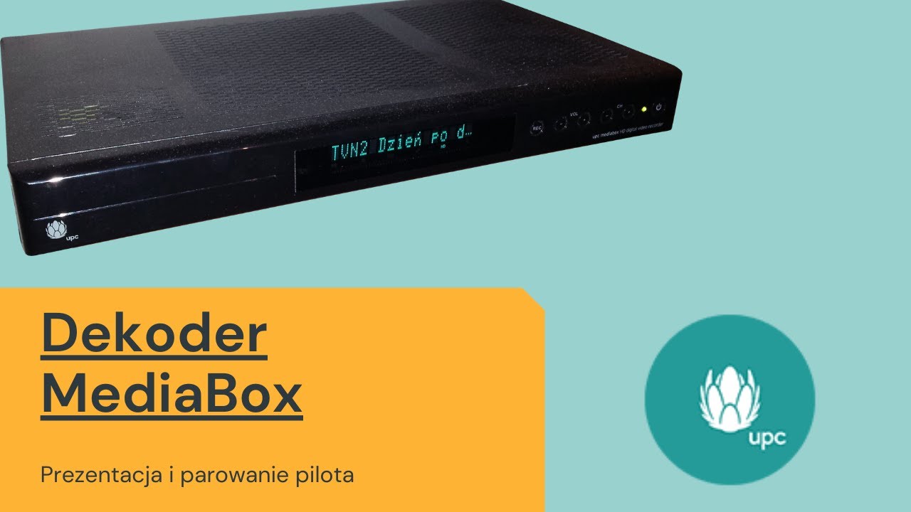 UPC MediaBox - Prezentacja oraz parowanie pilota