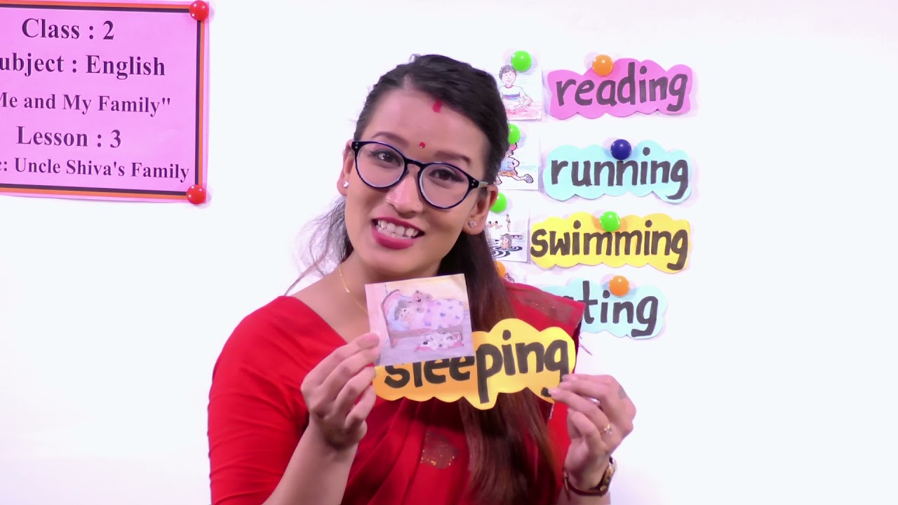8. Class 2| English| Me and My Family| Lesson 3| Uncle Shiva's Family