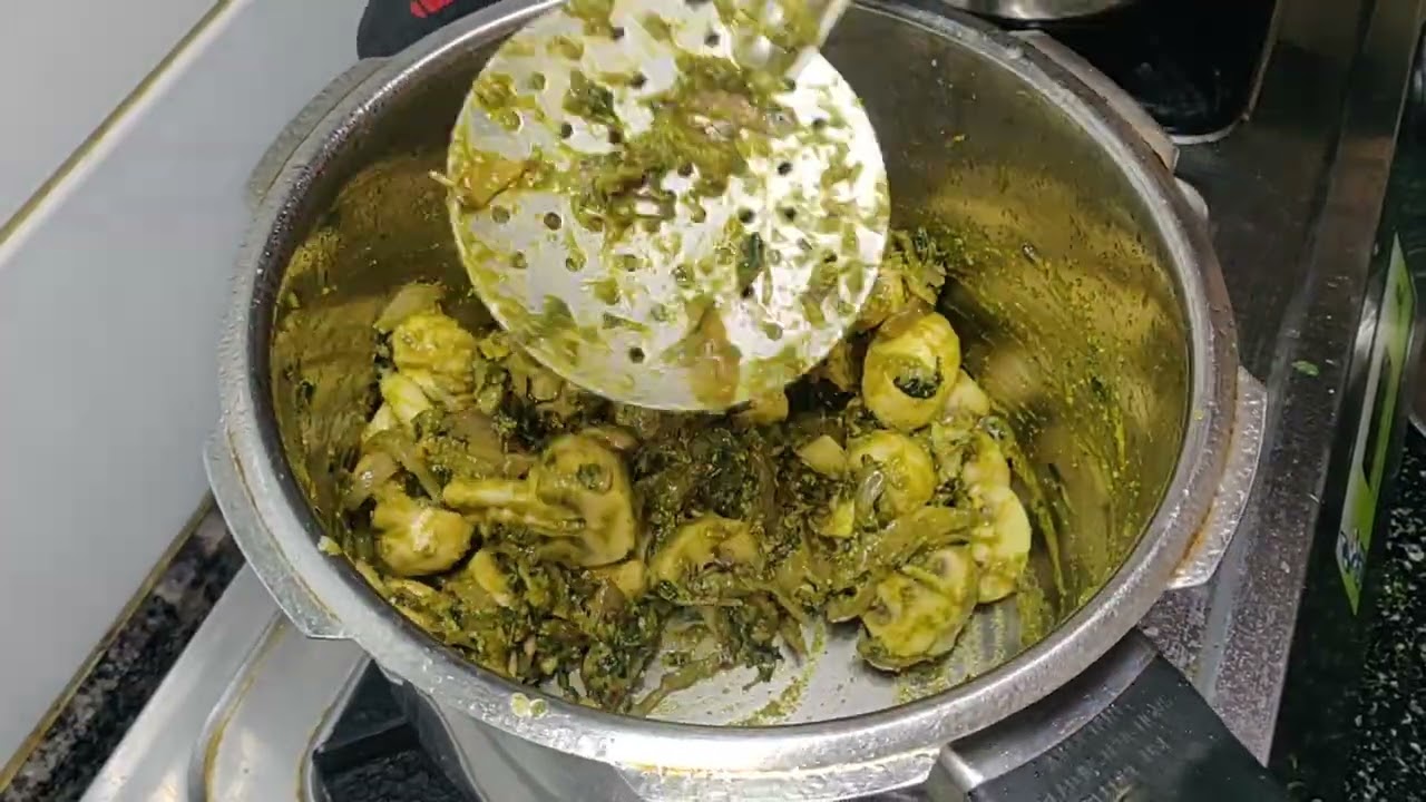 Green Mushroom Briyani.  Must try! 