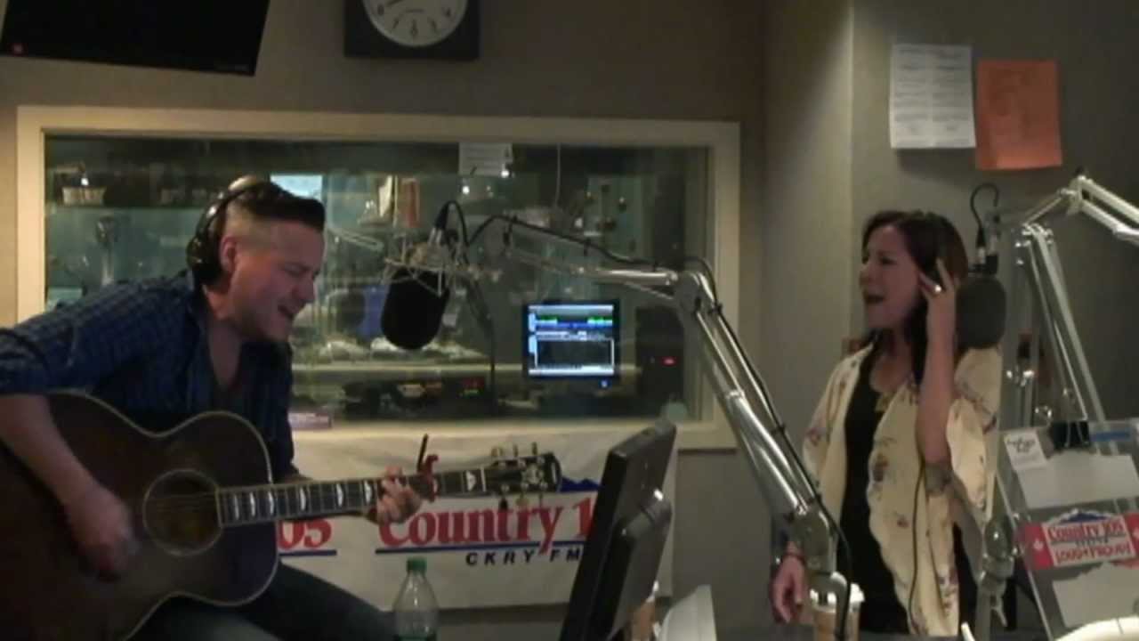 Small Town Pistols in Studio at Country 105