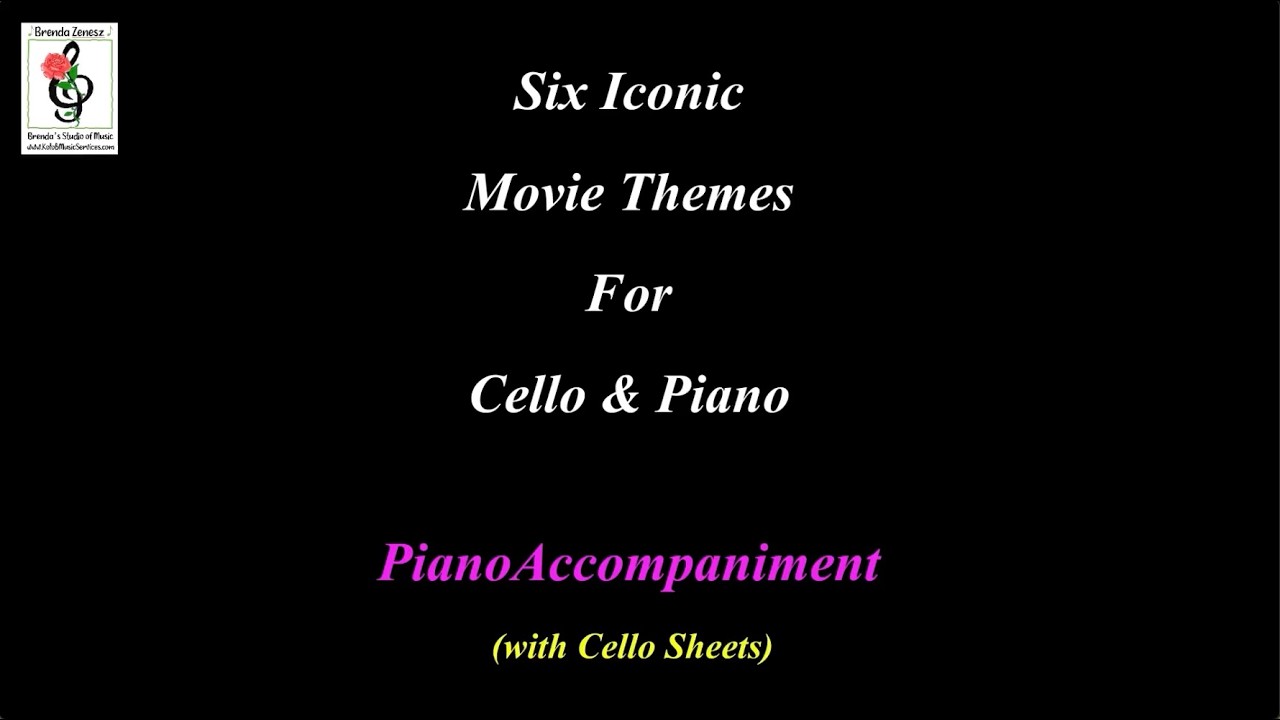 6 Iconic Movie Themes For Cello - Instrumental Practice with Brenda
