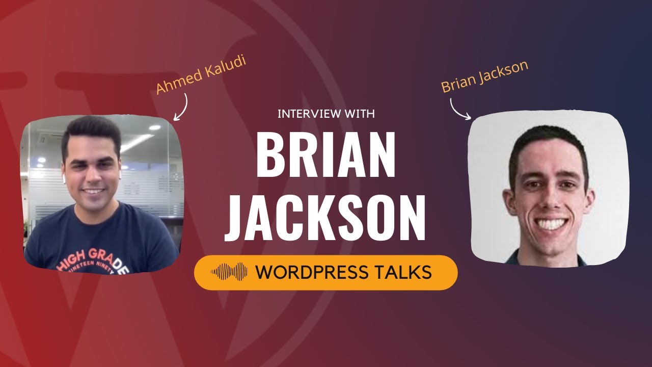 Brian Jackson of forgemedia, creators of Perfmatters & Novashare plugins in WordPress Talks Series