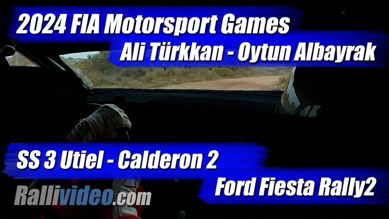 INCAR // 2024 FIA Motorsport Games / Ali Türkkan - Oytun Albayrak / SS4 Utiel - San Antonio 2