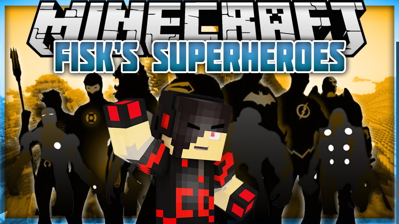 Minecraft: Mod Showcase - Fisk Superheroes [MARVEL AND DC HEROES]