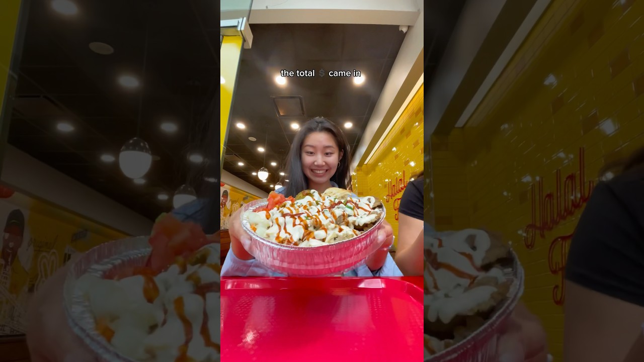 впервые пробую The Halal Guys #vancouverbc #foodie #vancouverfood #newyorkcity