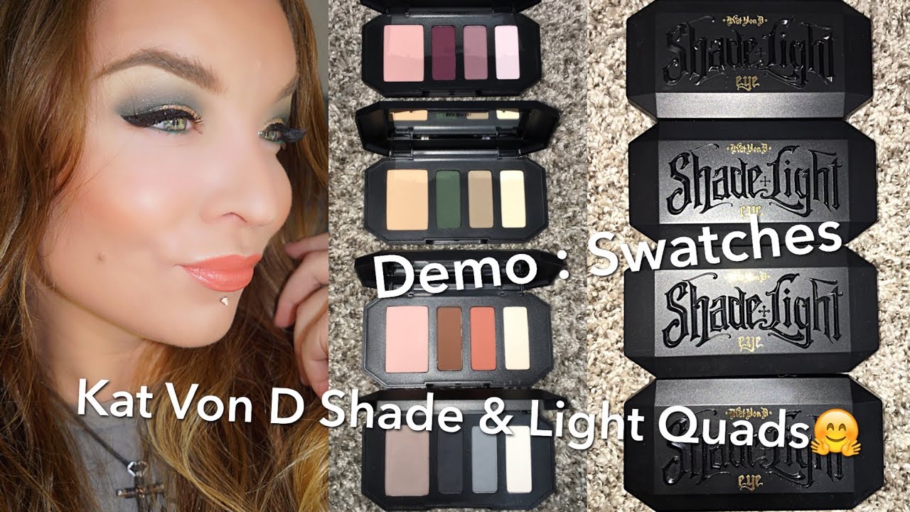 Kat Von D Shade + Light Eye Contour Quads : Sage, Smoke, Plum, & Rust
