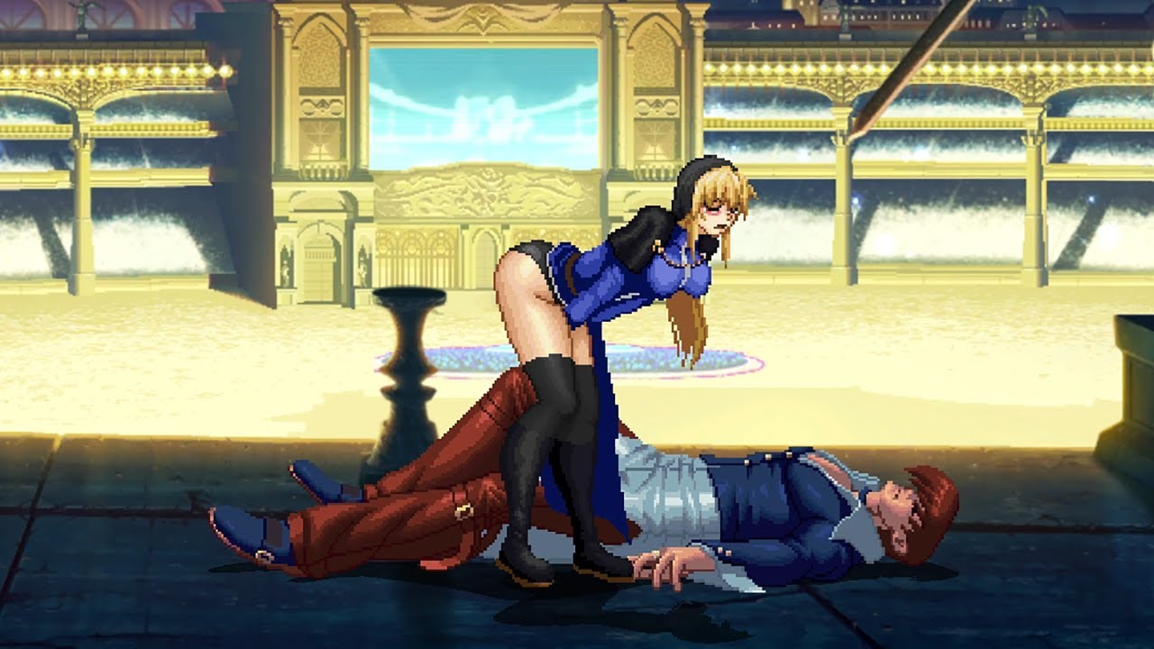 【Mugen KOF】Schlussel(シュリセル) VS Orochi Iori(暴走庵)