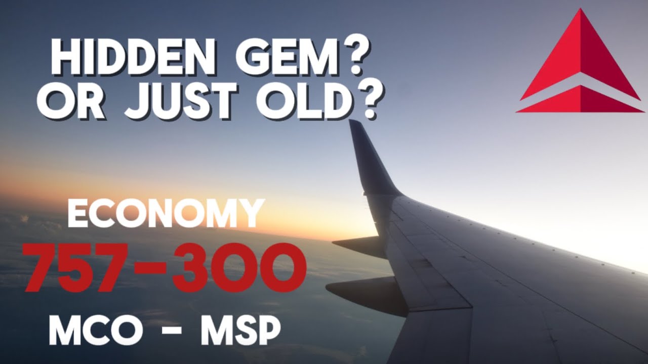 Delta Flight Review | MCO-MSP | 757-300