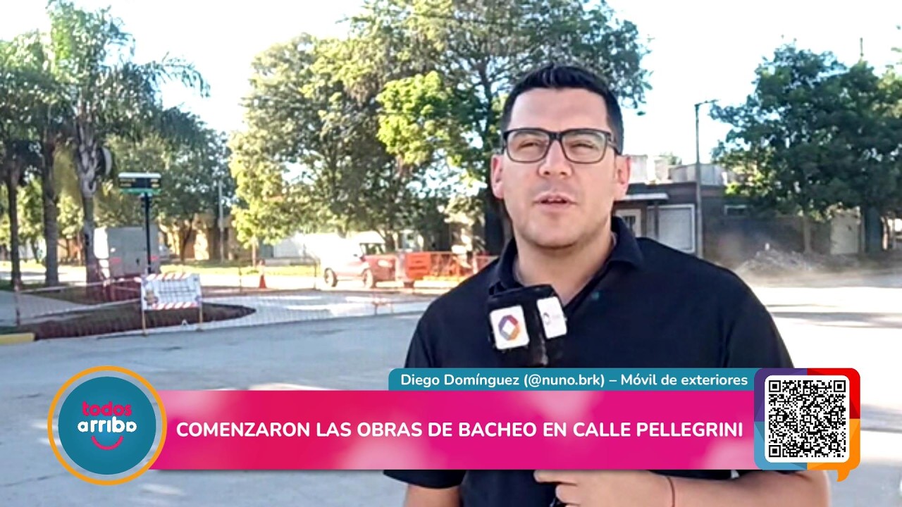 Comenzaron las OBRAS de BACHEO en calle Pellegrini