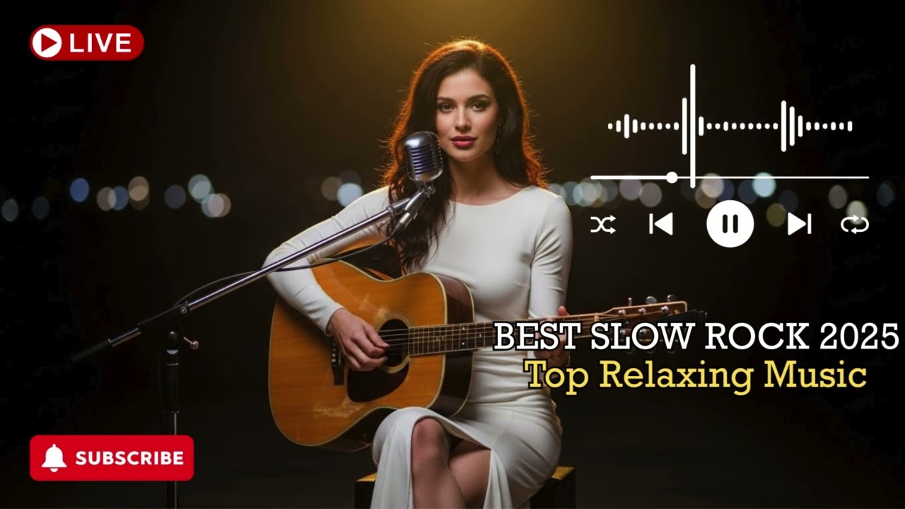 Midnight Slow Rock | Gentle Love Songs for Peaceful Late Nights