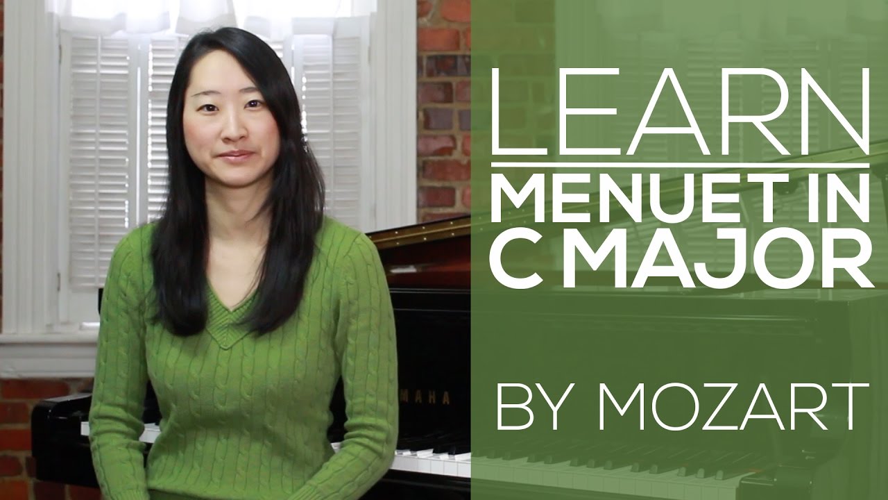 Mozart | Menuet in C Major | Early Intermediate Piano Lesson | Video