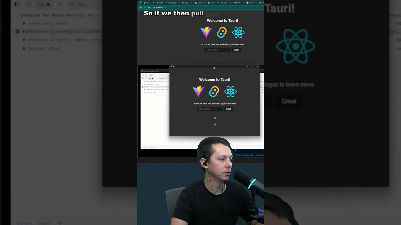 Yjs WebRTC Signaling Server In Tauri App #tauri #live