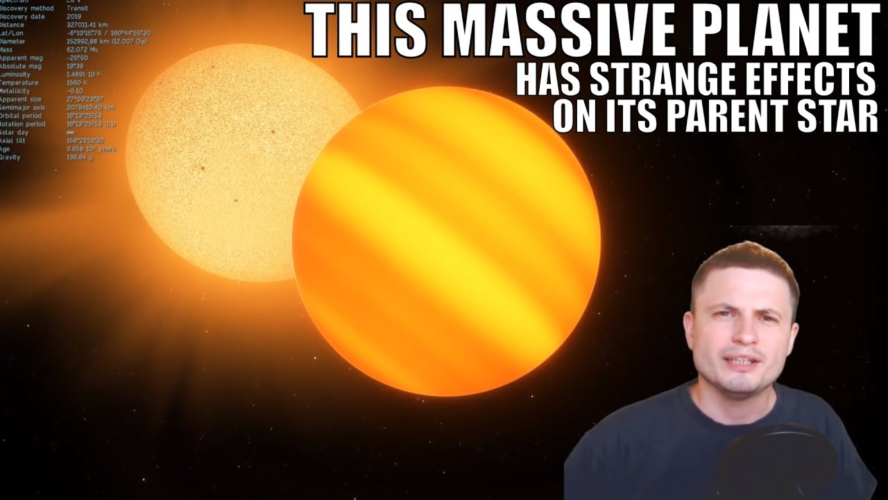 This Massive Planet Has a Really Strange Effect on Its Star