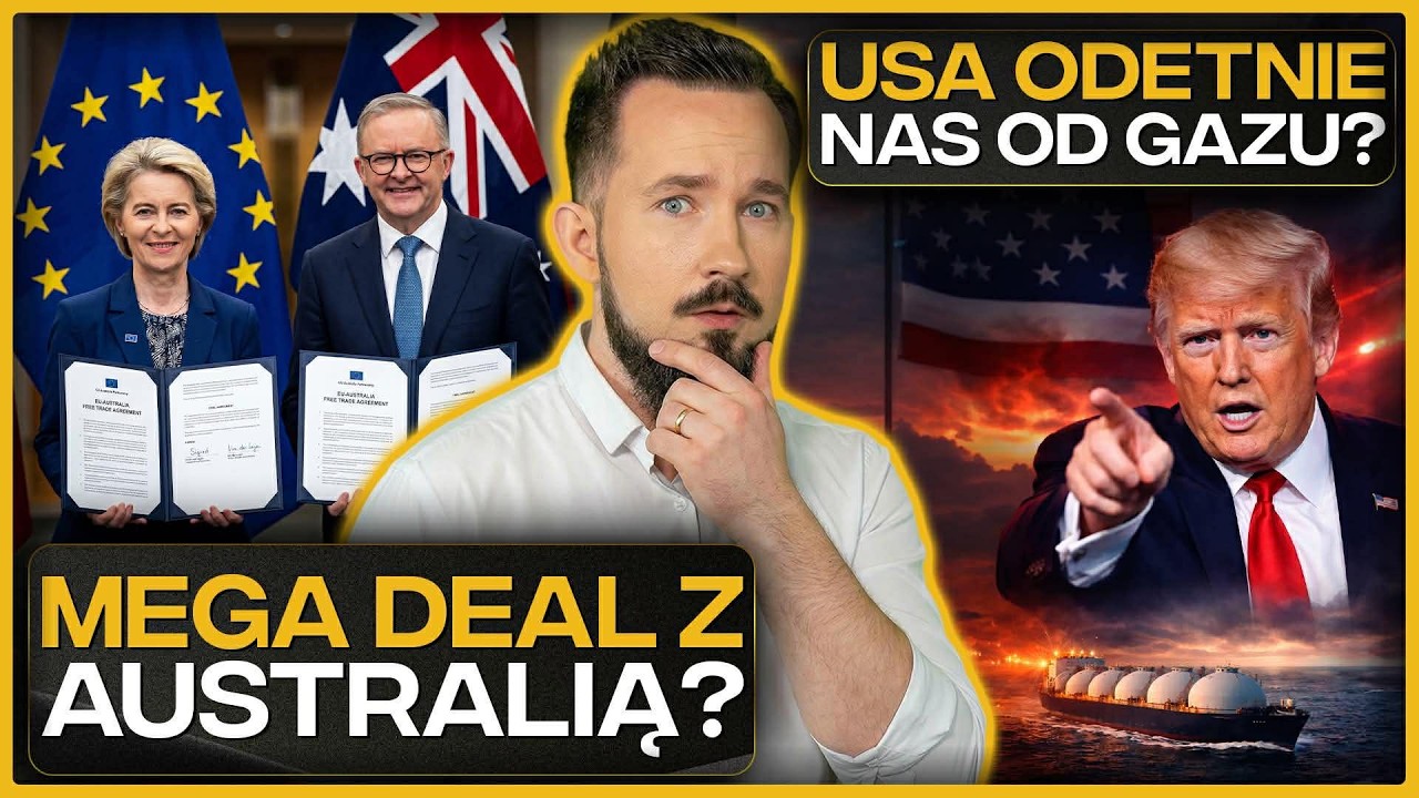 UMOWA UNII z AUSTRALIĄ, a USA ODETNIE nam GAZ?#BizWeek