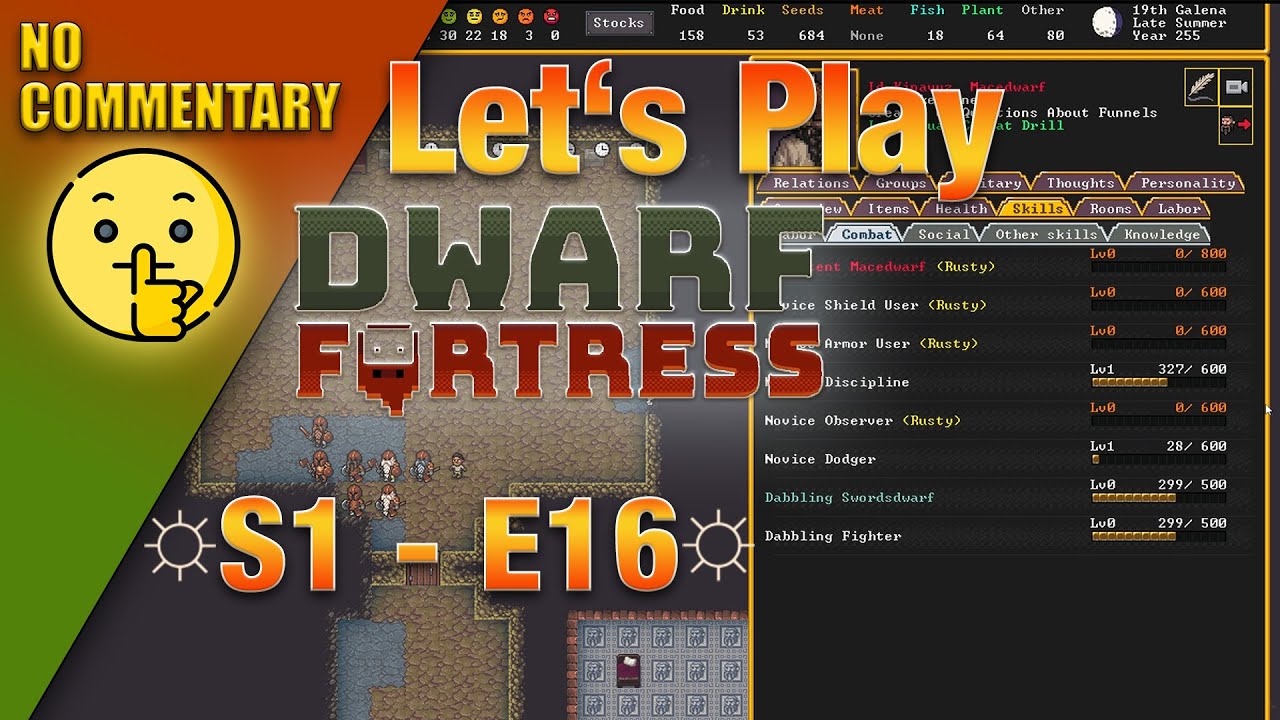 Let's Play Dwarf Fortress - Season 1 - Episode 16 [No Commentary]