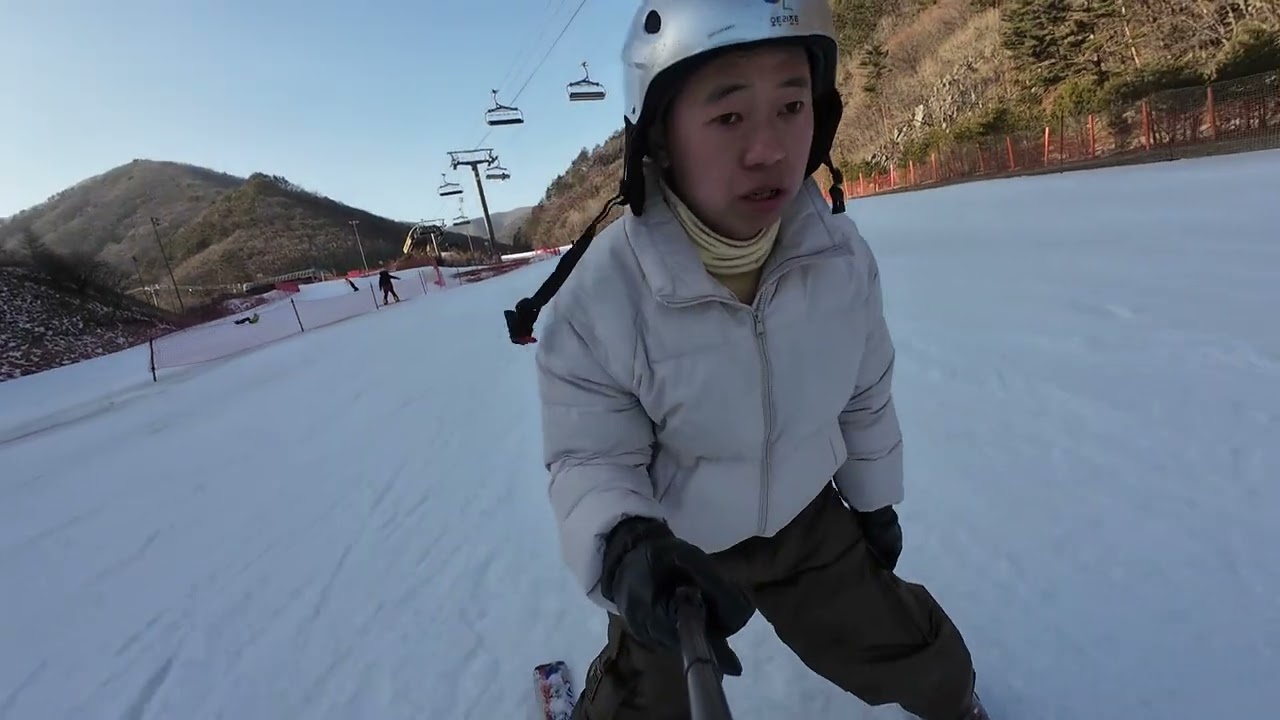 ski fall