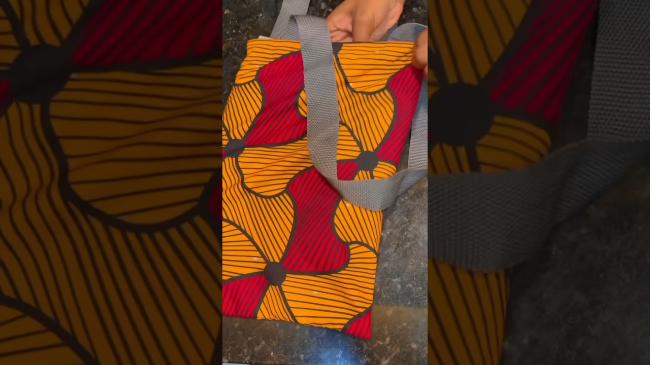 Tote Bag com Capulana pano africano