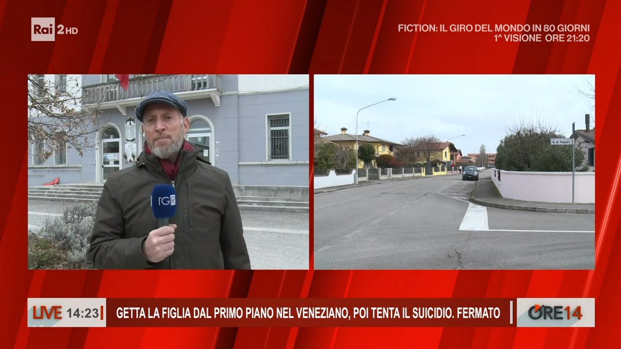 Getta la figlia dal primo piano nel veneziano, poi tenta il suicidio - Ore 14 del 05/01/2024