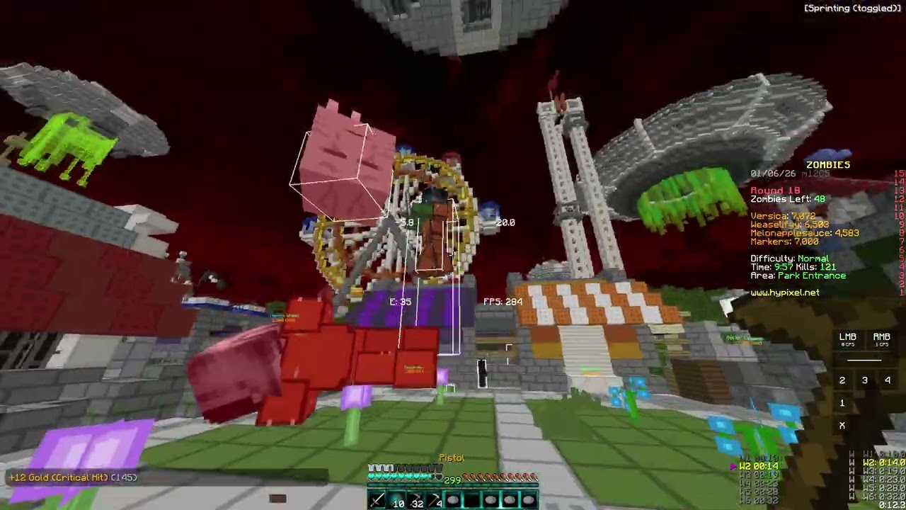 1000 zombie win