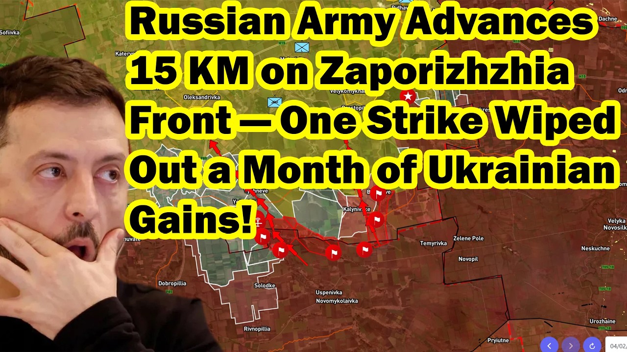Russian Army Advances 15 KM on Zaporizhzhia Front &mdash; One Strike Wiped Out a Month of Ukrainian Gains!
