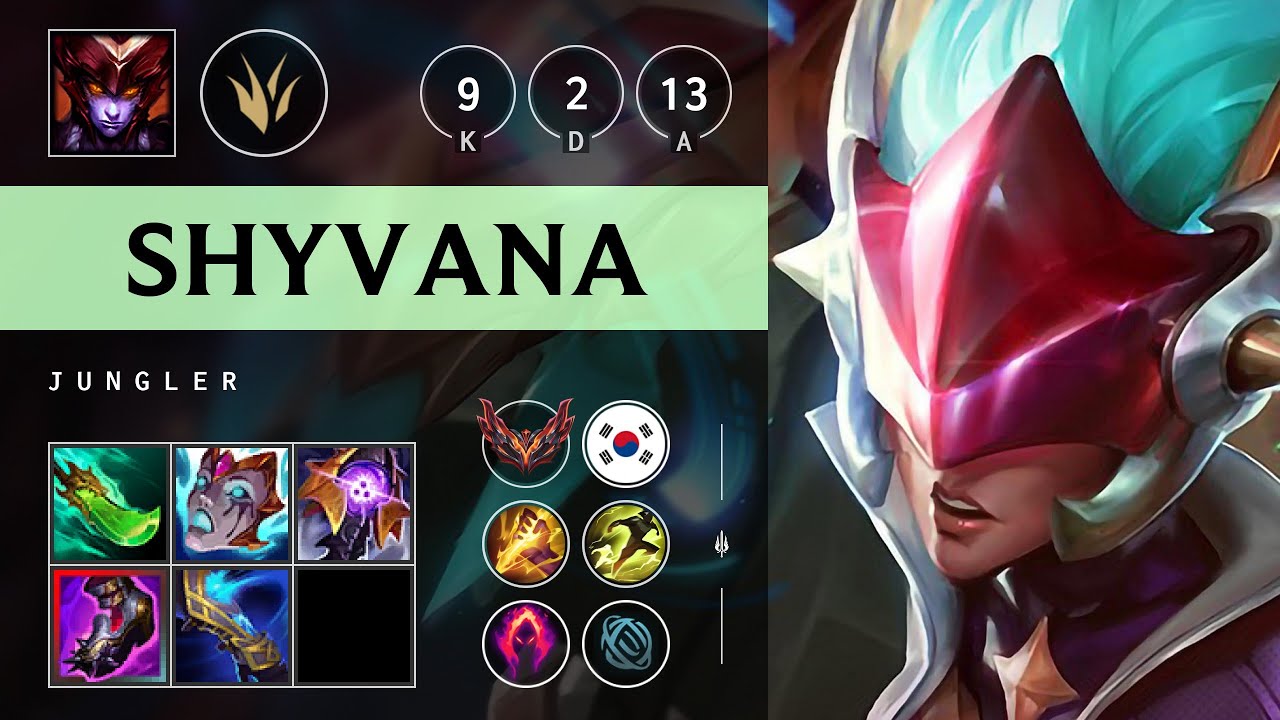 Shyvana Jungle vs Pantheon - KR Grandmaster Patch 25.10