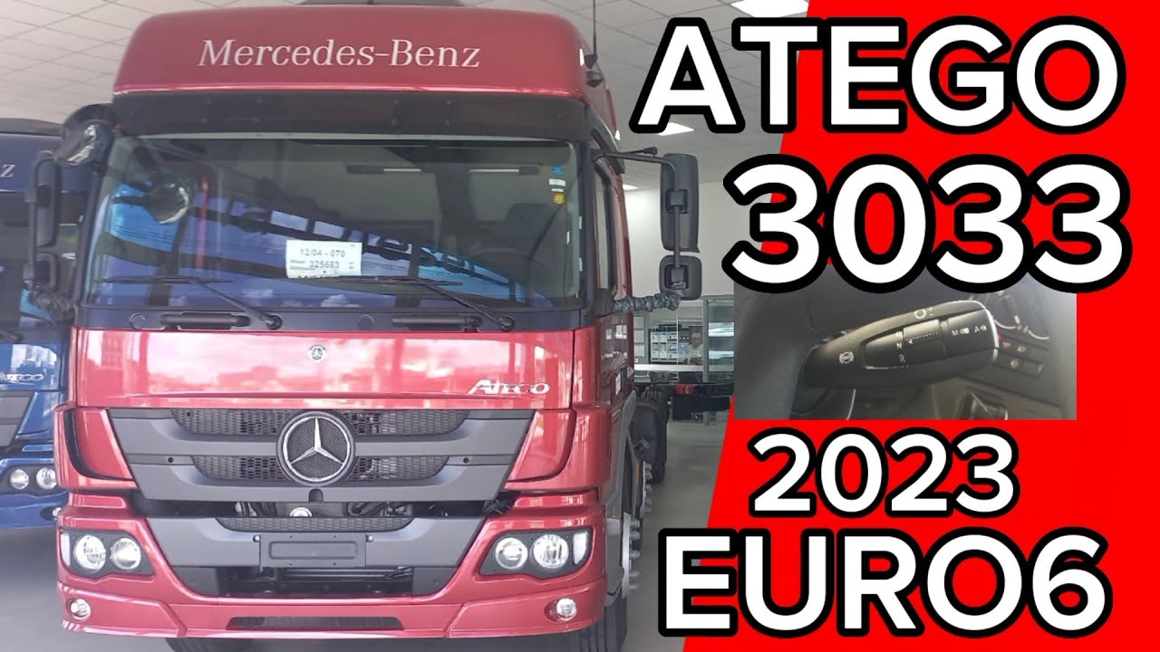 NOVO ATEGO 3033 2023 EURO 6 MERCEDES-BENZ (DETALHES) #atego #atego3033 #mercedesbenz #bitruck #8x2