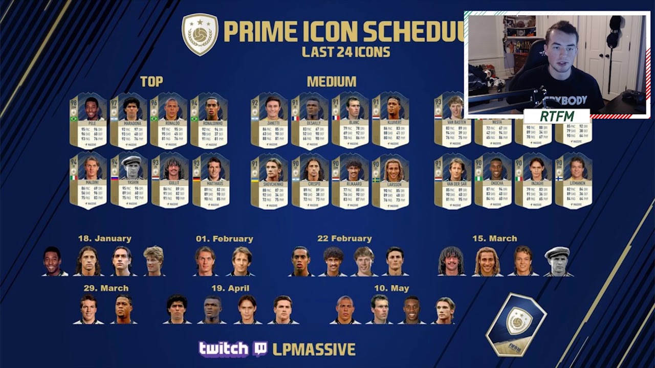 PRIME ICON SCHEDULE? PLS NO EA
