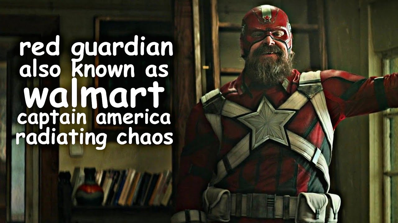 red guardian also known as walmart captain america radiating chaos for about four minutes