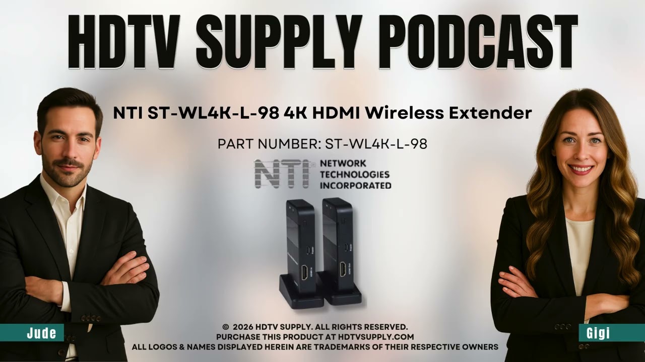 NTI ST-WL4K-L-98 4K HDMI Wireless Extender