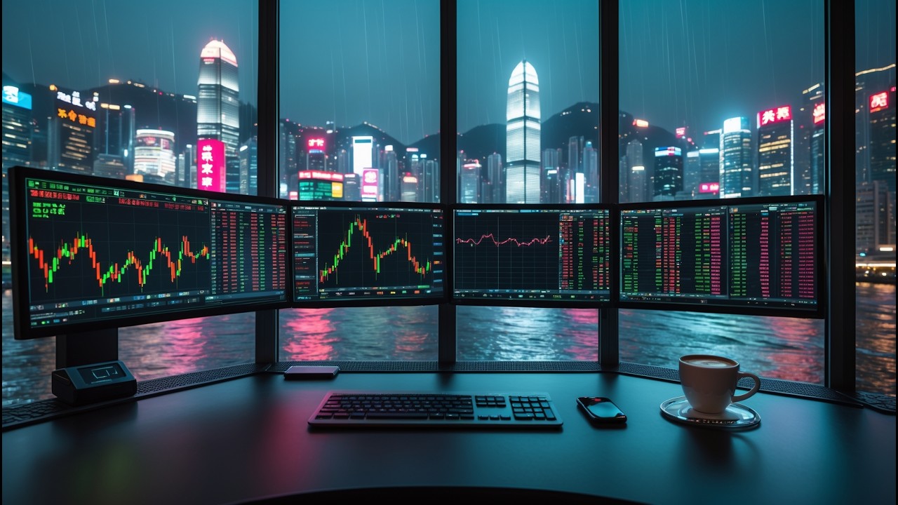 Victoria Harbour Night 🚢 Kinetic Lofi for Late-Night Equity Execution | 33:53