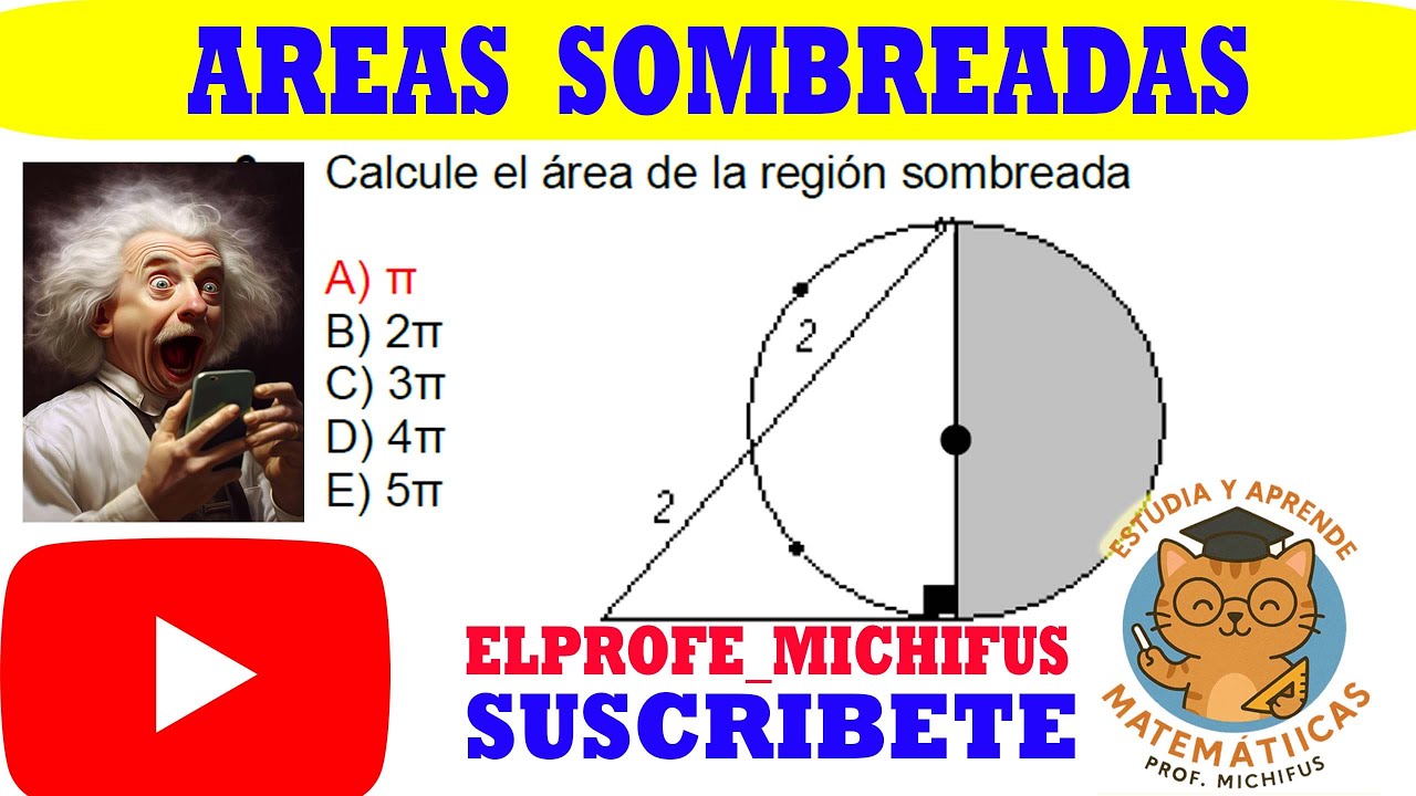 CALCULE  EL AREA  DE LA REGION  SOMBREADAS  EJERCICIOS  DE  #AREAS  SOMBREADAS  NIVEL CEPRE