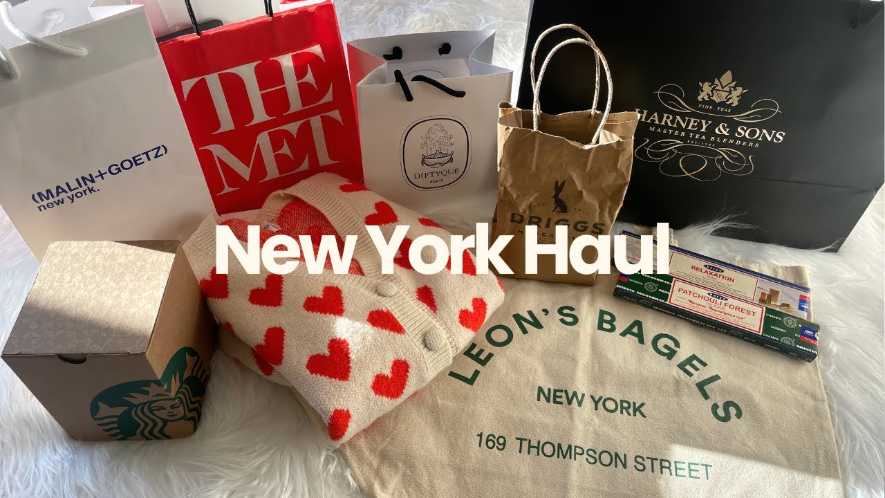 ( NY HAUL ) what I bought in nyc 🍎🛍️ happy halloween 🎃👻
