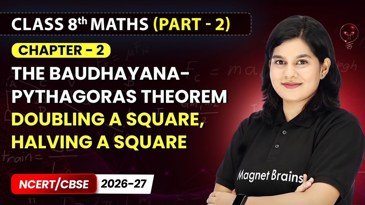 Doubling a Square, Halving a Square | Class 8th Maths (Part 2) | Chapter 2 | CBSE 2025-26