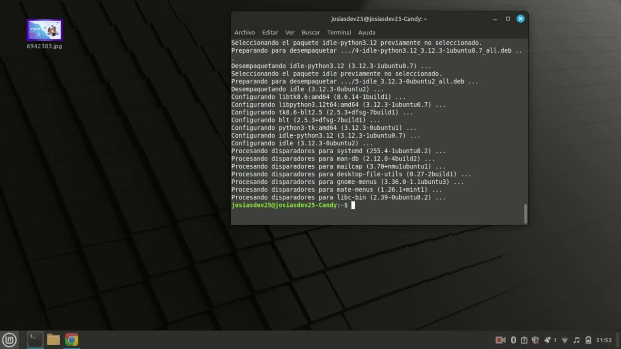 Como instalar el idle de python en linux mint