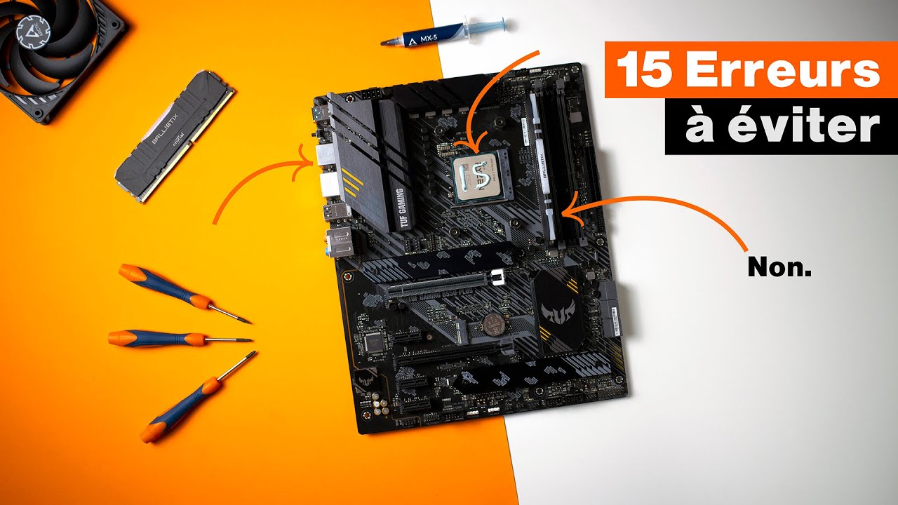 15 ERREURS &agrave; &eacute;viter ABSOLUMENT avant de monter votre PC Gamer en 2025