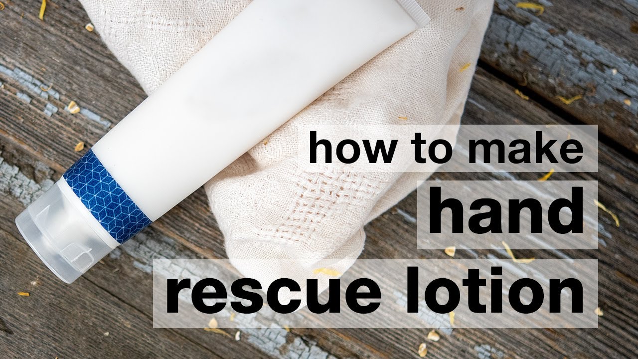 How to Make a DIY Nourishing Hand Rescue Lotion // Humblebee & Me