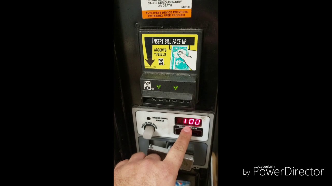 Dn Pepsi machine jam removal Dixie Narco