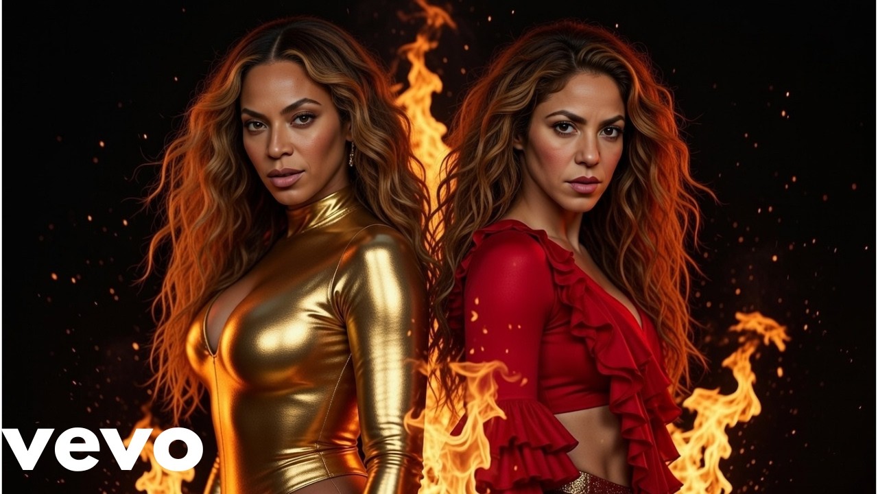 Beyoncé x Shakira -- (Run the World on Fire (Midnight Reina)