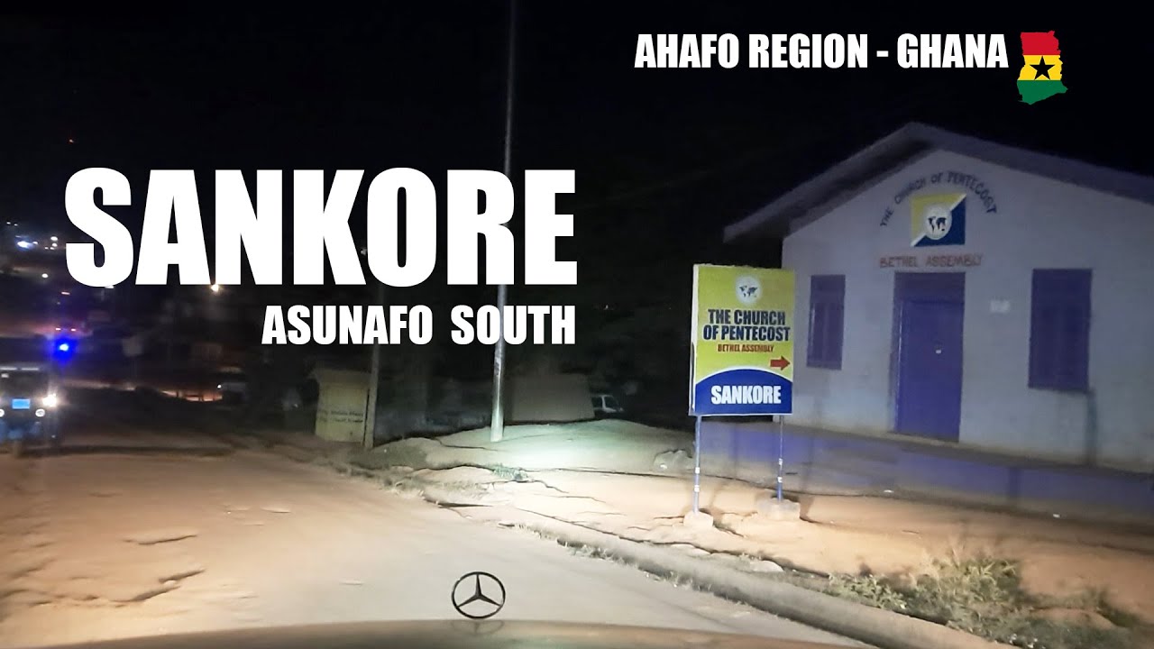 Sankore Night Drive in the Asunafo South District Ahafo Region of Ghana