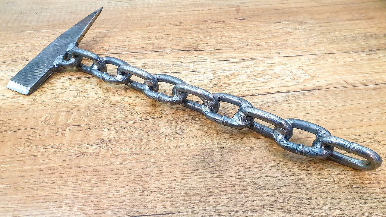 Converting Chain Into a Hammer - My Weird DIY Idea That Actually Works