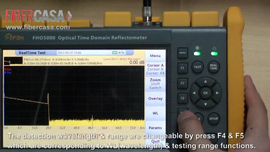 OTDR Operational Guidelines&mdash;&mdash;FHO5000（ water proof, shocking proof &dropping proof function)